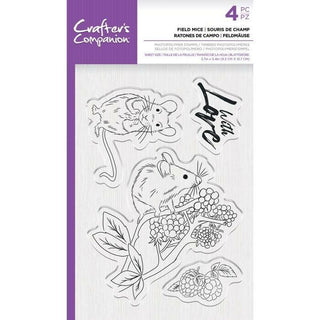 Crafters Companion Photopolymer Stamp - Field Mice