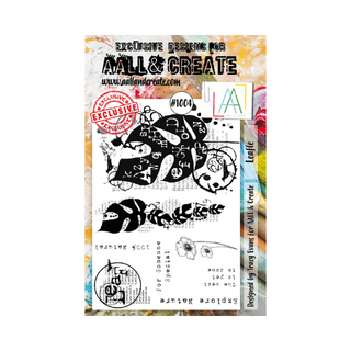 AALL & CREATE #1004 - A6 Stamp Set - Leafle