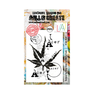 AALL & CREATE #1006 - A7 Stamp Set - A For Acer