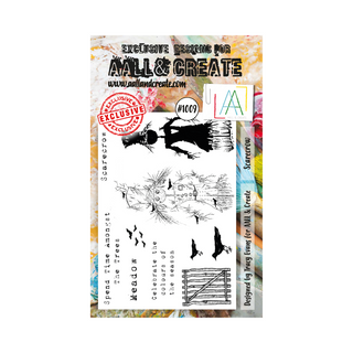 AALL & CREATE #1009- A6 Stamp Set - Scarecrow