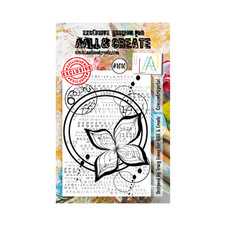 AALL & CREATE #1010- A7 Stamp Set - Concentricpetal