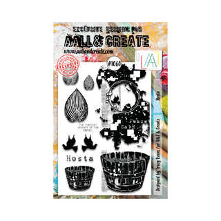 AALL & CREATE #1060 - A5 Stamp Set - Hosta