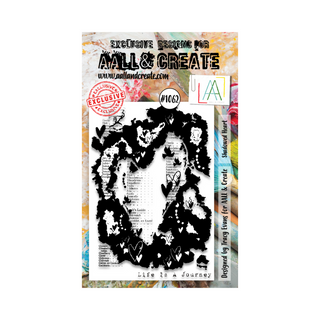 AALL & CREATE #1062 - A6 Stamp Set - Shadowed Heart