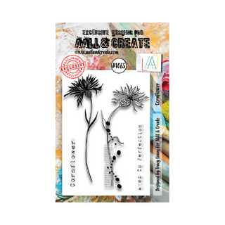 AALL & CREATE #1065 - A7 Stamp Set - Cornflower