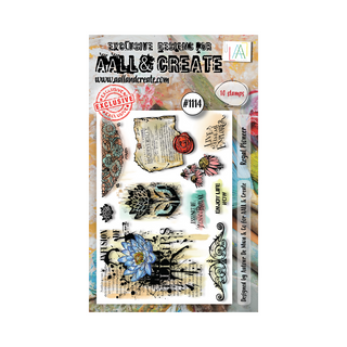AALL & CREATE #1114 - A6 Stamp Set - Regal Pioneer