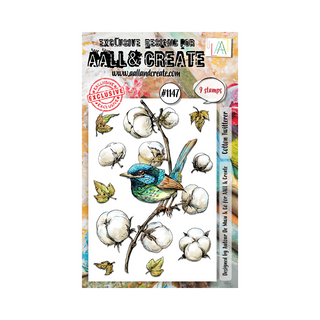 AALL & CREATE #1147 - A6 Stamp Set - Cotton Twitterer