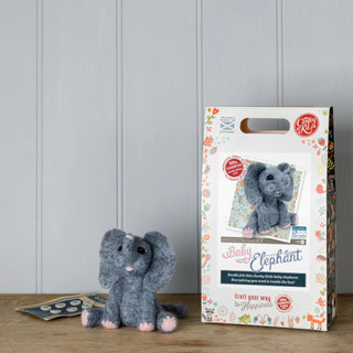 Baby Elephant Needle Felting Craft Kit