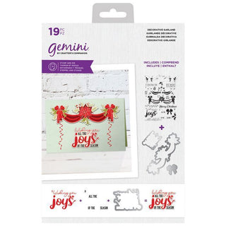 Gemini Christmas Layering Stamp & Die - Decorative Garland