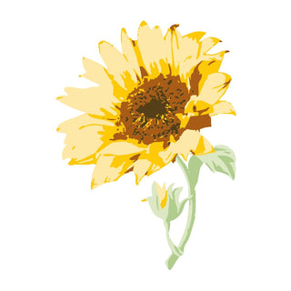Sizzix Layered Clear Stamps Set 6PK - Sunflower Stem by Olivia Rose