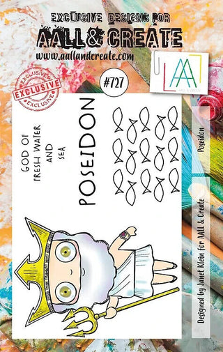 AALL & CREATE Poseidon - A7 Stamp set #727