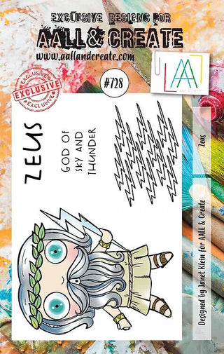 AALL & CREATE Zeus - A7 Stamp set #728