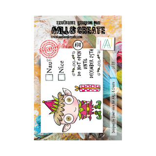 AALL & CREATE #741 - A7 Stamp Set - Lil Elf