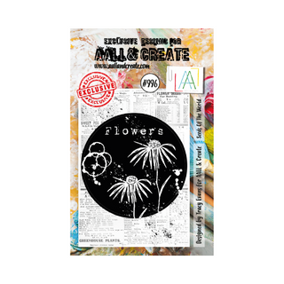 AALL & CREATE #996 - A7 Stamp Set - Seeds Of The World