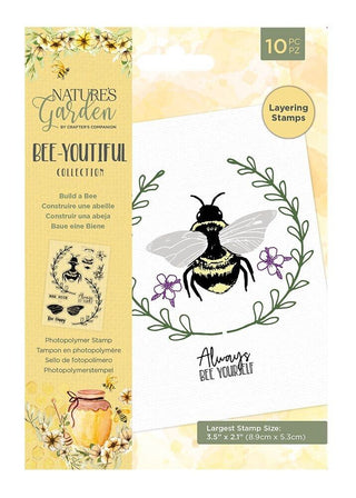 Natures Garden Bee-Youtiful Collection Stamp - Build a Bee
