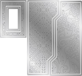 Gemini Decorative Gatefold Create-a-Card Die - Deco Vines