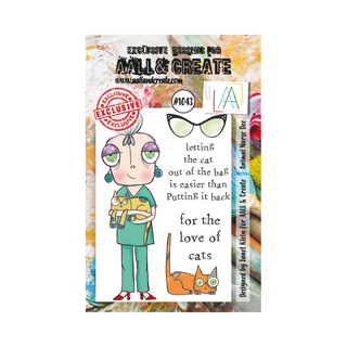 AALL & CREATE #1043 - A7 Stamp - Animal Nurse Dee