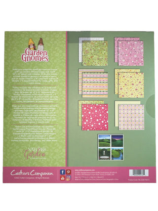 Garden Gnomes 12 x 12 Paper Pad - Natures Garden By Crafters Companion
