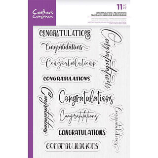 Crafters Companion Photopolymer Stamp - Congratulations
