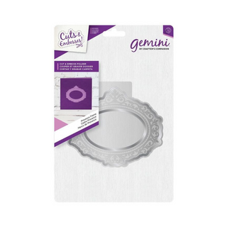Gemini Shaped Cut and Emboss Folder - Provence Frame