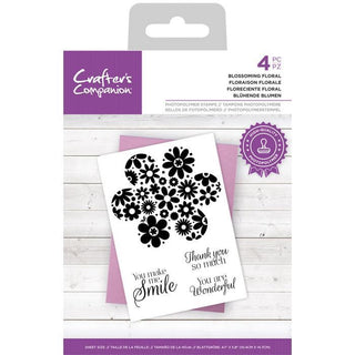 Crafters Companion - Photopolymer Stamp - Blossoming Floral