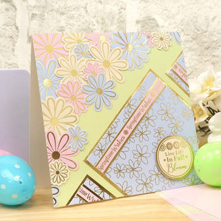 Hunkydory Spring Sensation Elegance Scored Card Blanks 6" x 6" and A5