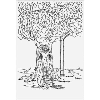 Lee Holland Photopolymer Stamp - Treehouse