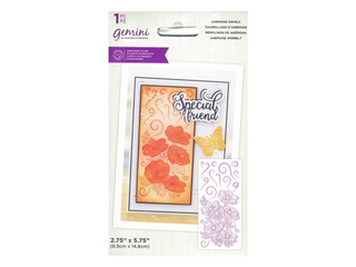 Gemini Anemone Swirls 3D Embossing Folder