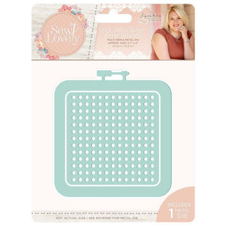 Sara Signature Sew Lovely Multi Media Die - Square Cross Stitch Hoop