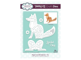 Paper Cuts 3D Fox Craft Die