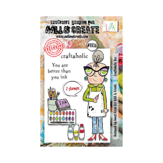 AALL & CREATE #1136 - A7 Stamp Set - Craftaholic Dee