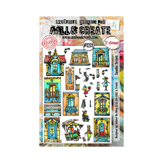 AALL & CREATE #1231 - A5 Stamp - Sundae Socials