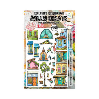 AALL & CREATE #1233 - A5 Stamp - Community Corner