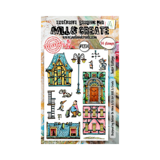 AALL & CREATE #1234 - A6 Stamp - Tudor Cottage