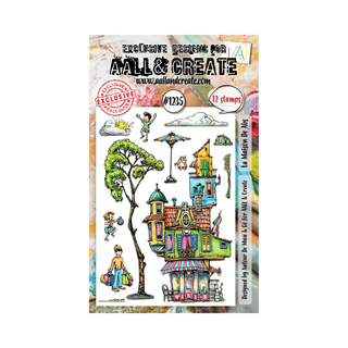 AALL & CREATE La Maison De Abs - A6 Stamp set #1235