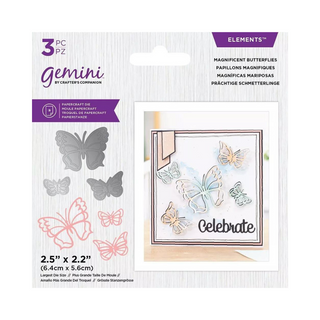 Gemini Elements - Magnificent Butterflies Papercraft Die