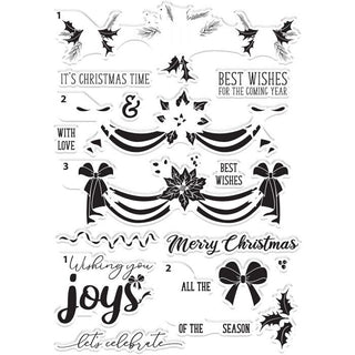 Gemini Christmas Layering Stamp & Die - Decorative Garland