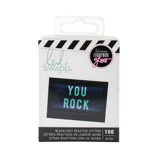 Heidi Swapp Blacklight Reactive Letters - You Rock