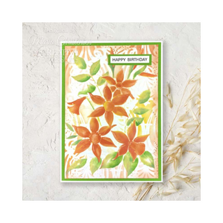 Creative Expressions Daffodil Dreams Companion Colouring Stencil 6 in x 8 in 2pk