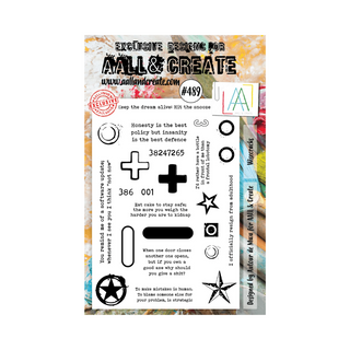 AALL & Create Wisecracks - A5 Clear Stamp Set #489