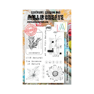 AALL & Create At One With Nature - A5 Clear Stamp Set #497