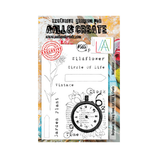 AALL & Create Wildflower - A5 Clear Stamp Set #565