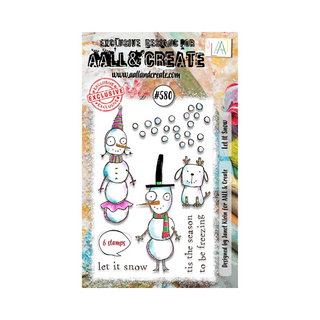 AALL & CREATE Let It Snow - A6 Stamp set #580