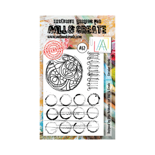 AALL & CREATE Circular Marks - A6 Stamp set #62