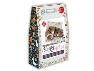 Sleepy Mice Needle Felting Craft Kit