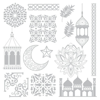 Crafters Companion Arabian Nights 8" x 8" Foil Transfer Sheets