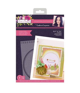 Sharon Callis Garden Frame - Embossing Folder