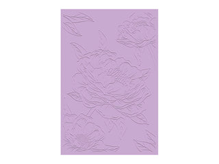 Crafters Companion Gemini Illustrated Embossing Folder Pretty Peonies