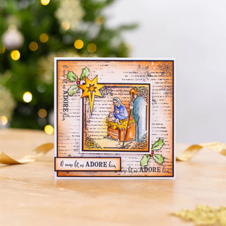 Crafters Companion - Clear Acrylic Stamp - Mary and Joseph