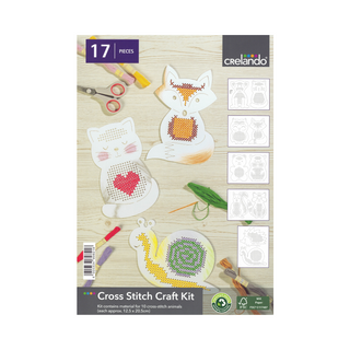 Crelando Cross Stitch Craft Kit - Animals