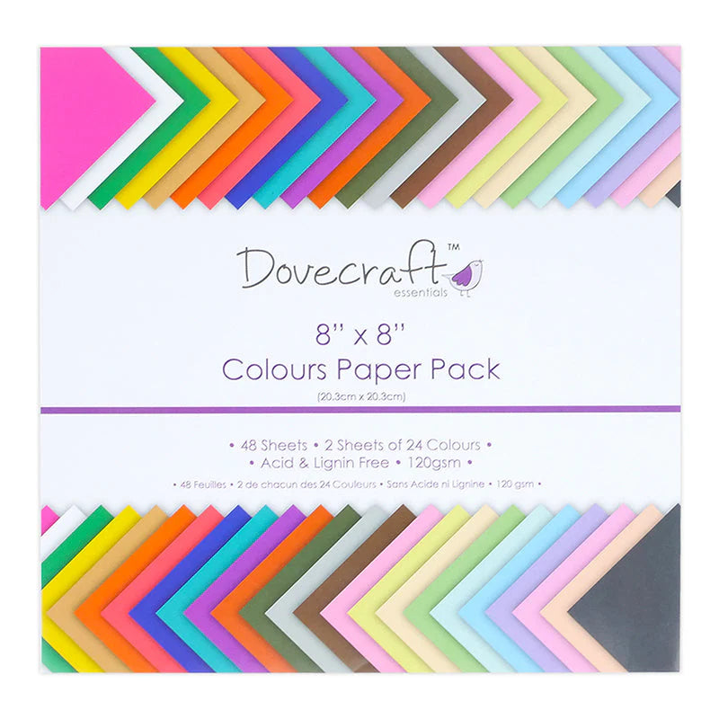 Dovecraft Colour Value 8x8 Paper Pack – HOBBYHOP